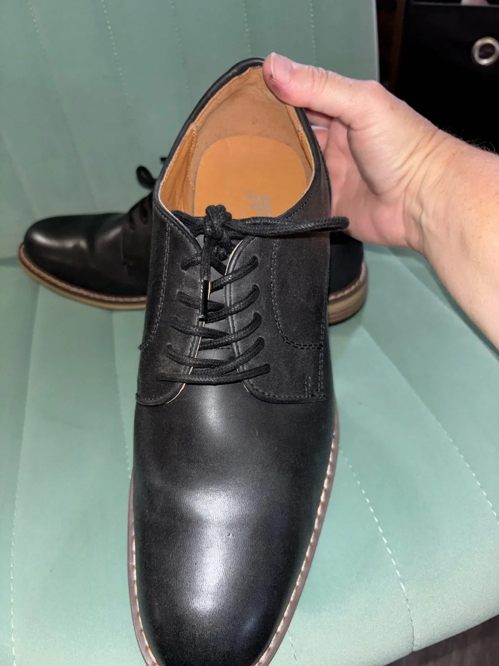 Men’s J Ferrar dress shoes size 9.5 medium..black